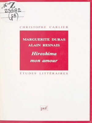 cover image of Marguerite Duras, Alain Resnais